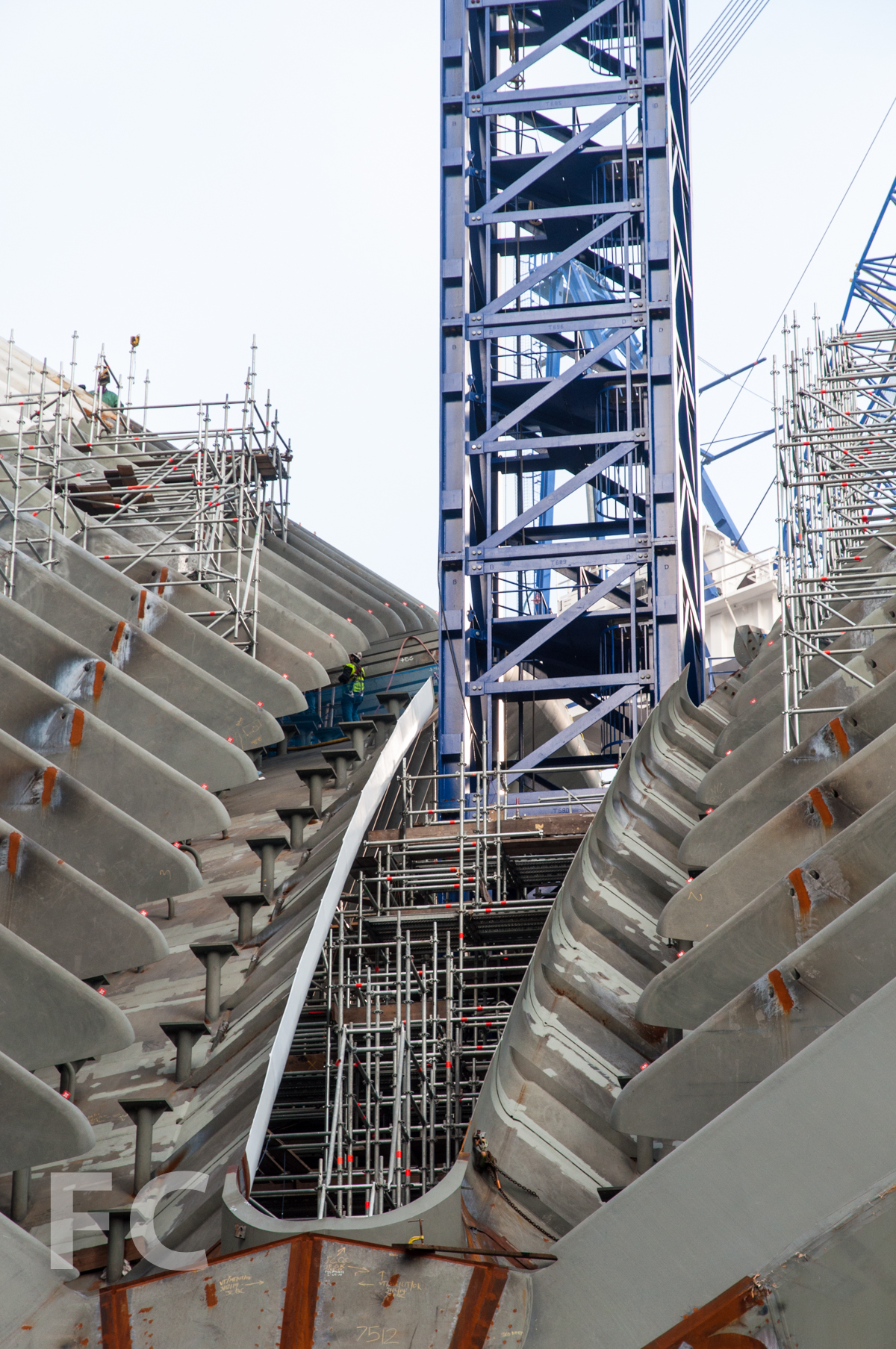 The oculus of the WTC Transit Hub.