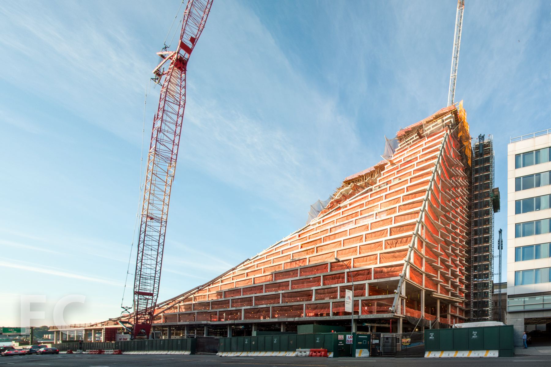 The southeast corner from West 57th Street.