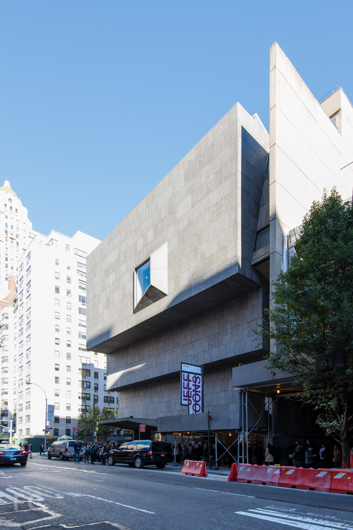 The southwest corner from Madison Avenue. October 19, 2014.