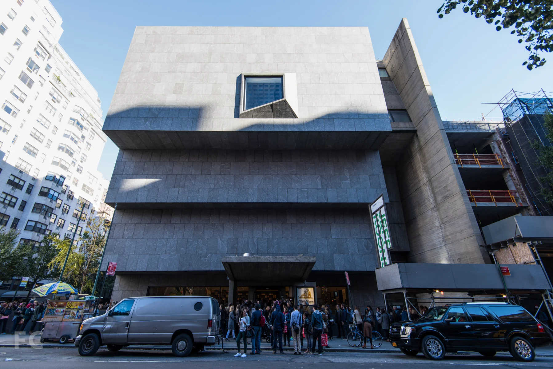The west elevation along Madison Avenue. October 19, 2014.