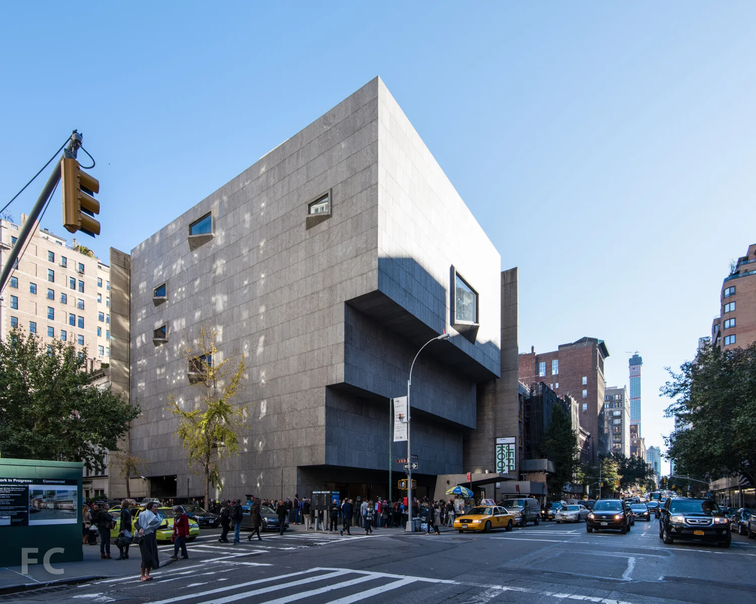 The northwest corner from Madison Avenue. October 19, 2014.