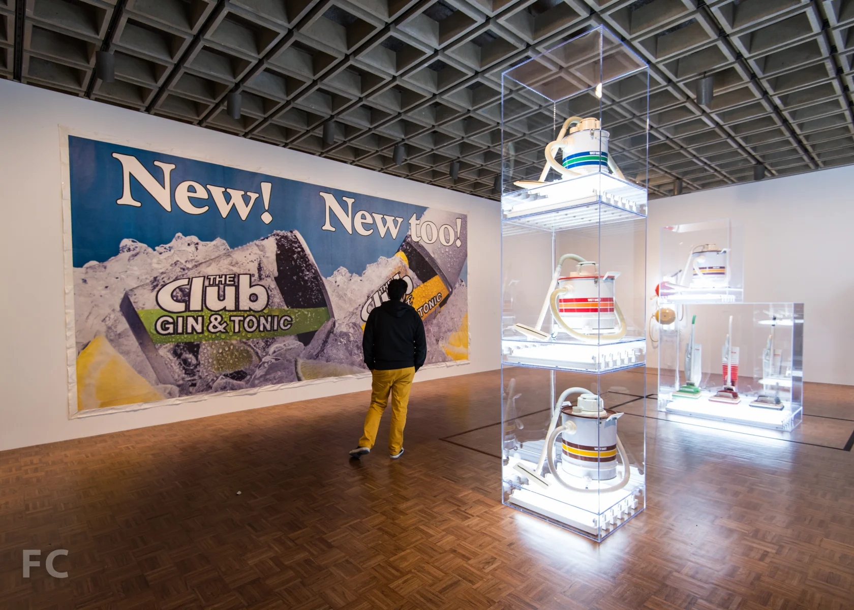 Works on display from the New series in the second floor gallery space.
