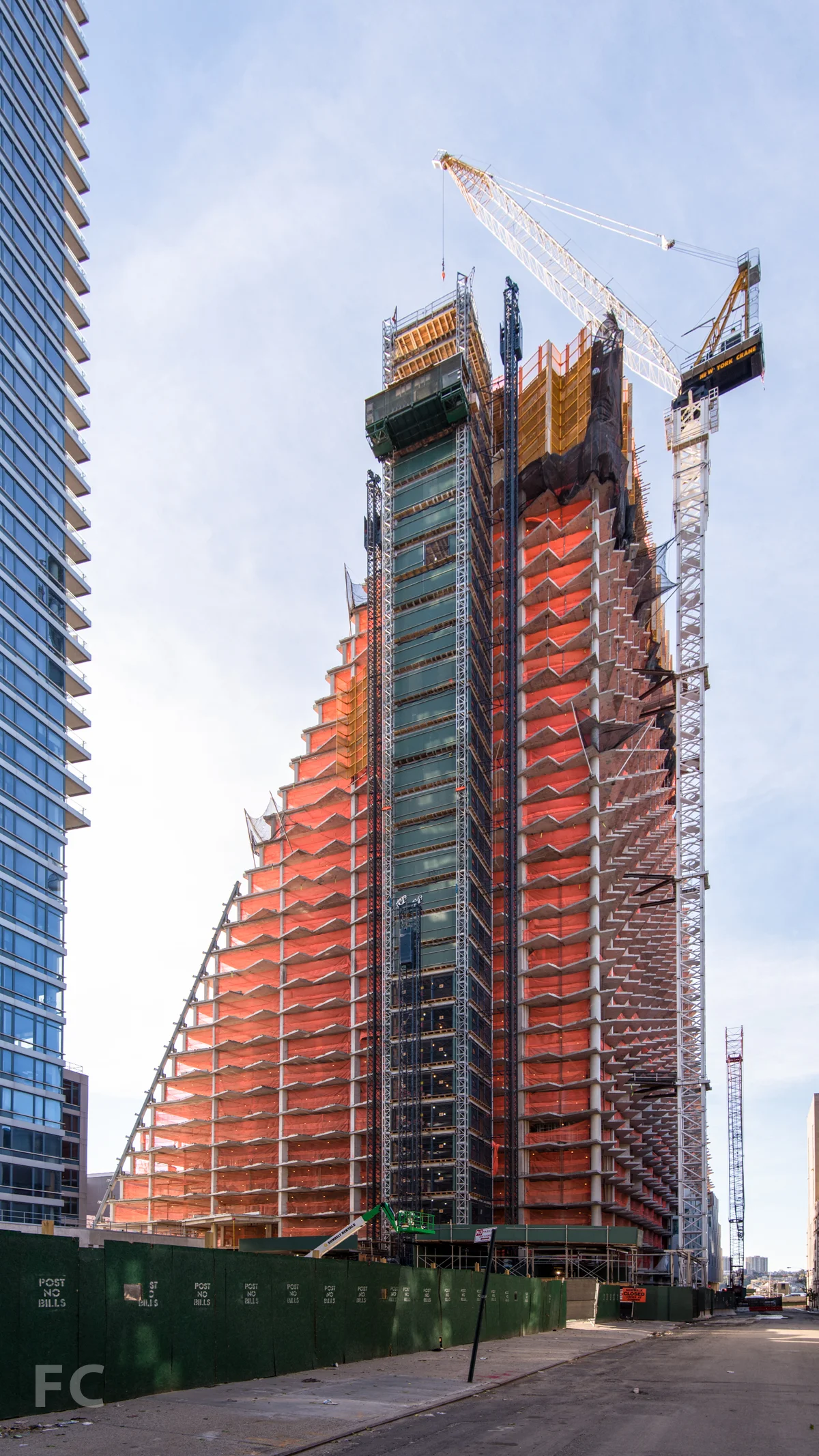 The northeast corner from West 58th Street.