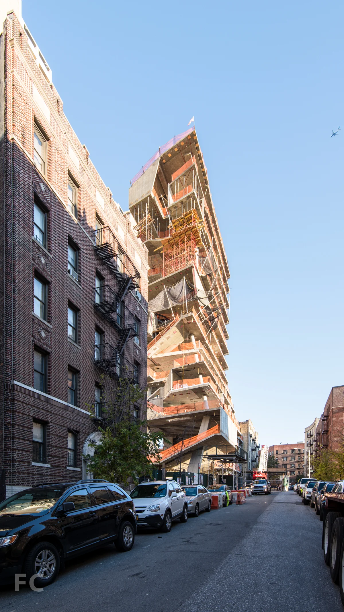 Southeast corner from Haven Avenue.