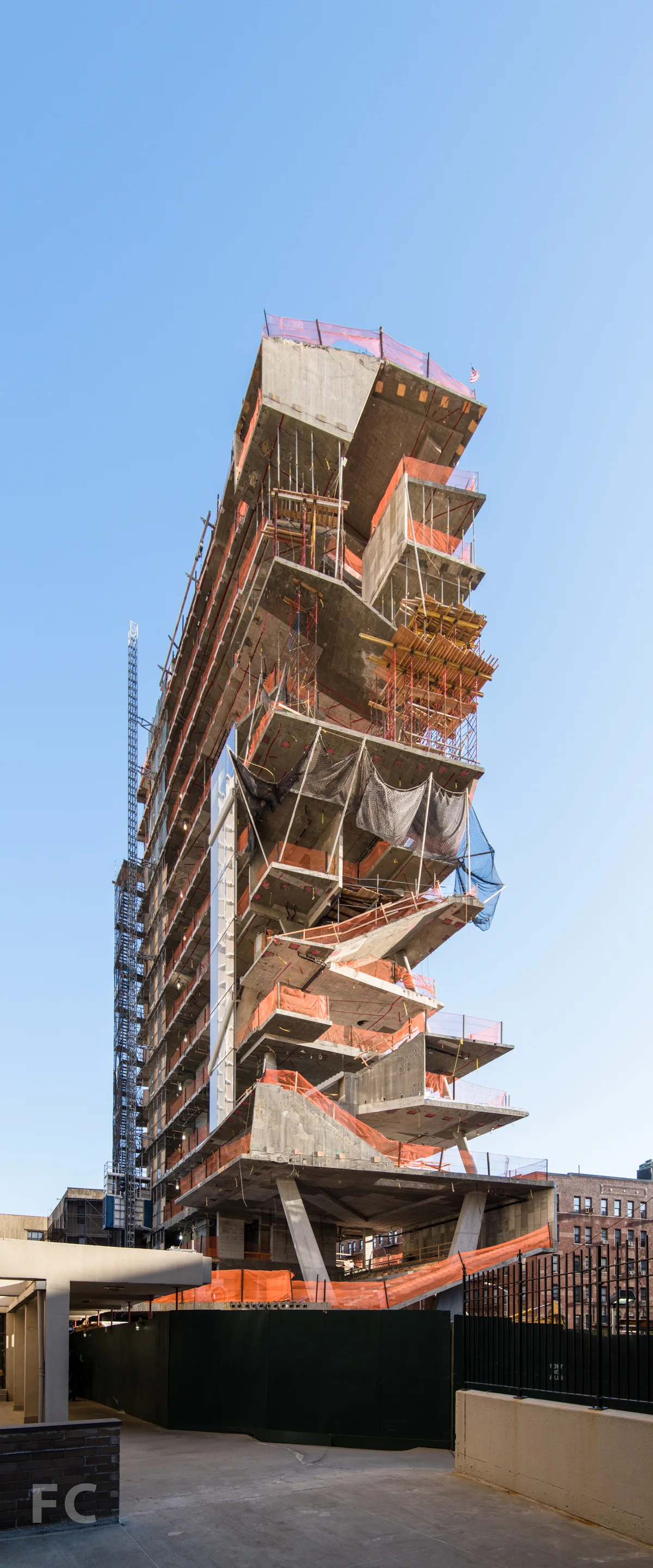 Southwest corner.