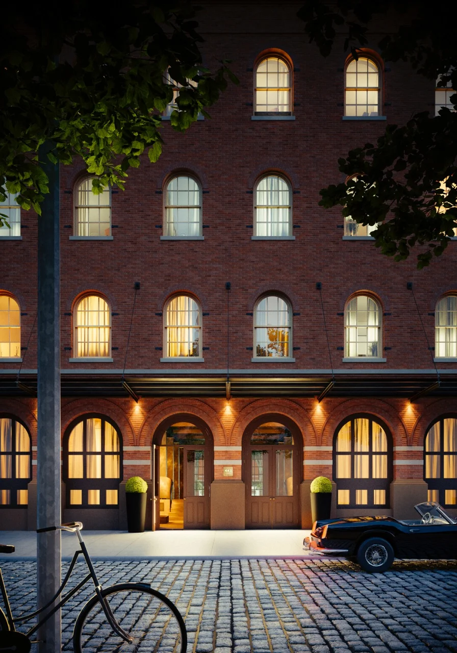 Front entry. © Hayes Davidson.