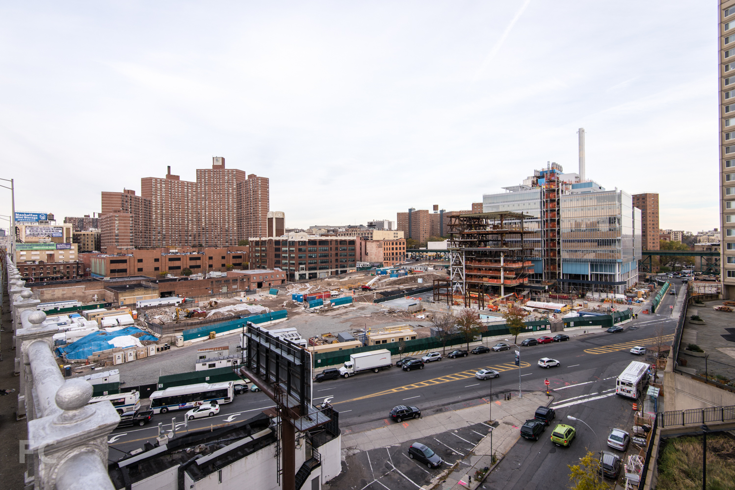 View of the Manhattanville Campus from Riverside Drive.
