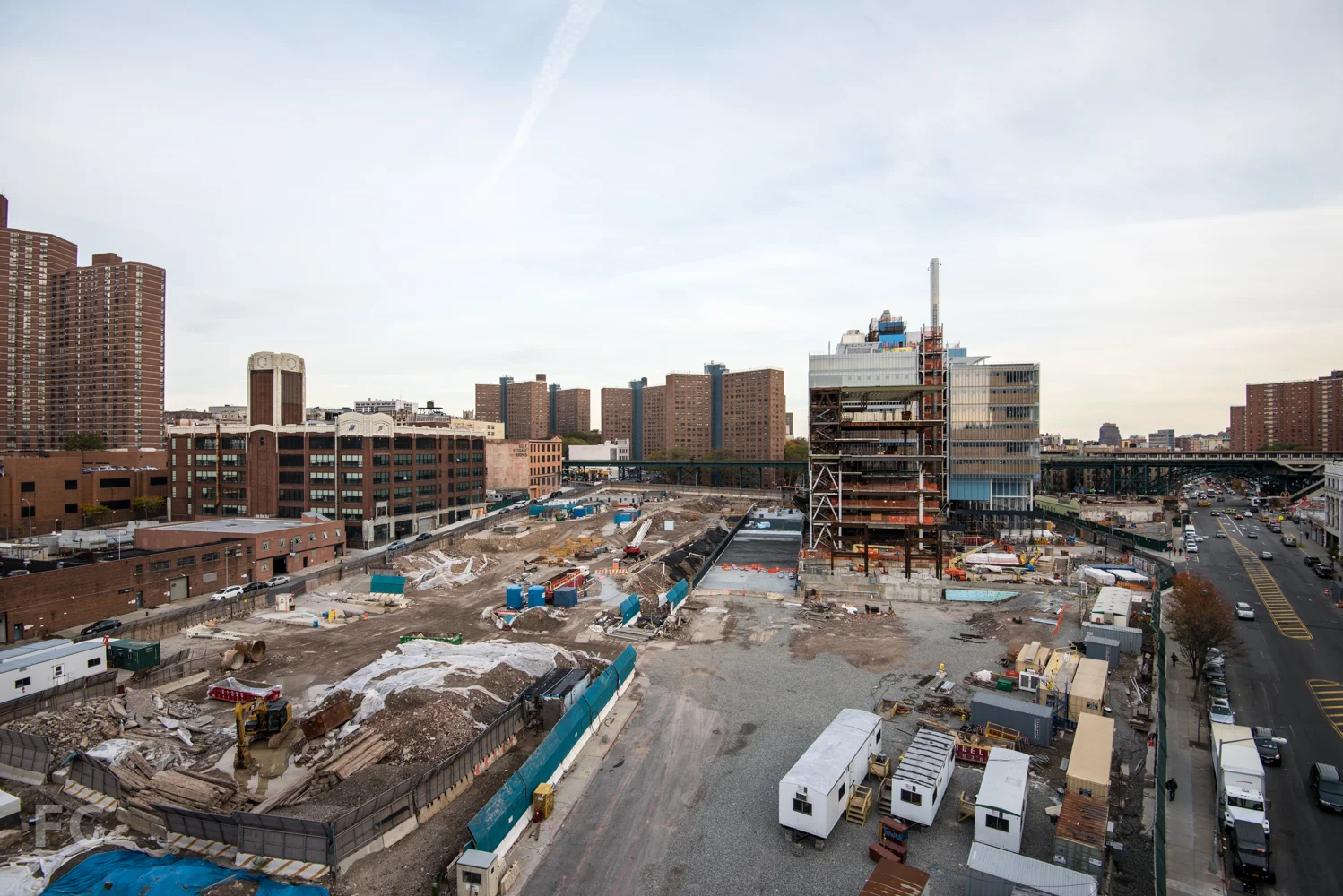 View of the Manhattanville Campus from Riverside Drive.