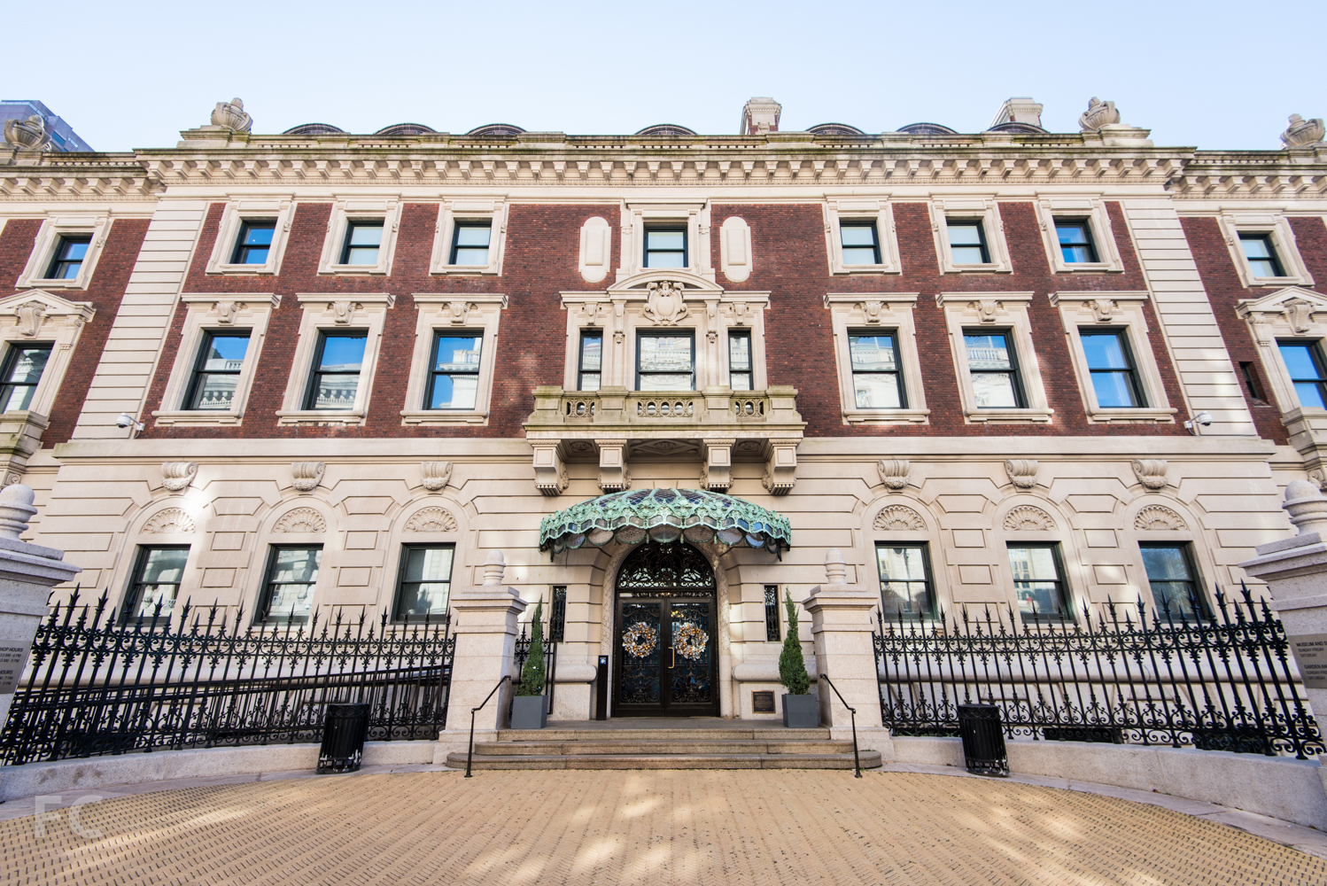 North façade from East 91st Street.