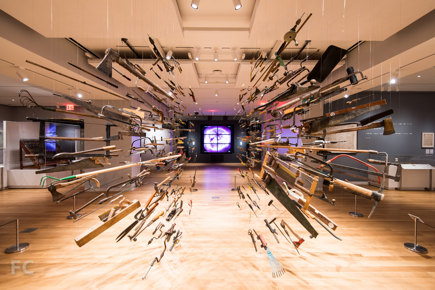 Tools: Extending our Reach exhibit on the third floor.