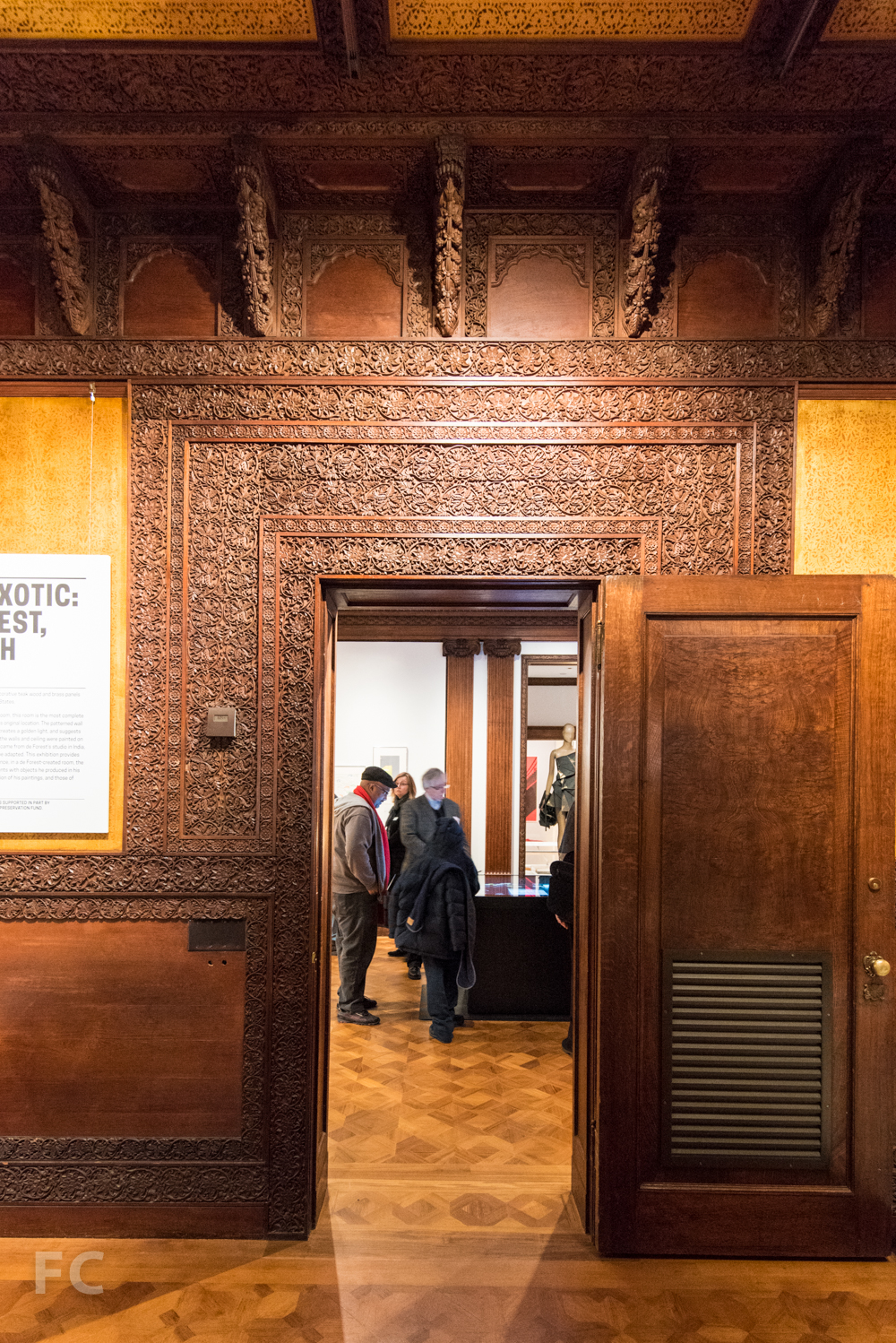 Entryway of the Family Library.