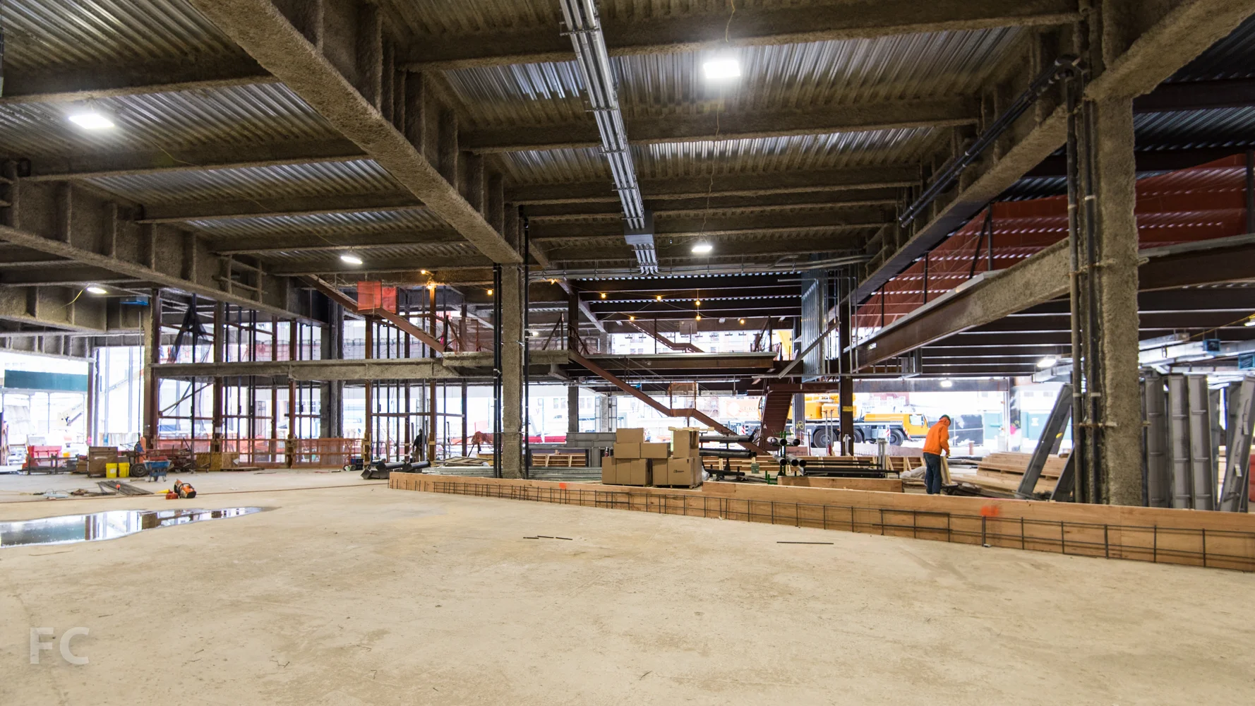 Interior of the ground floor retail of Phase Two.