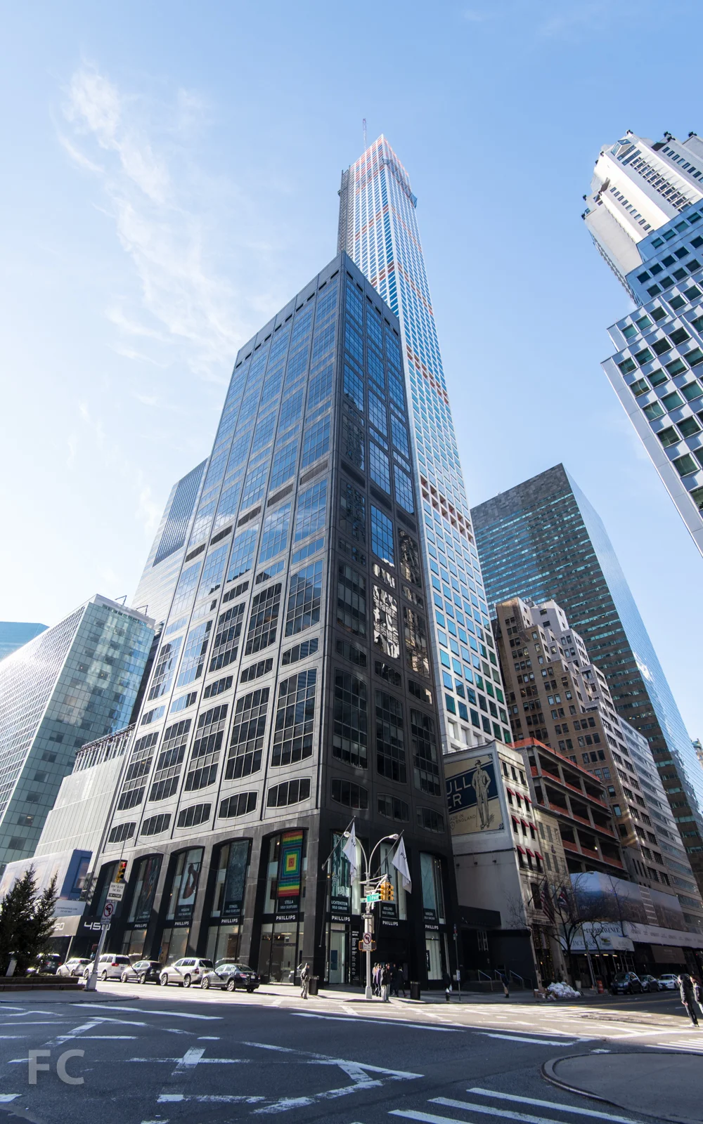 Northeast corner from Park Avenue and East 57th Street.