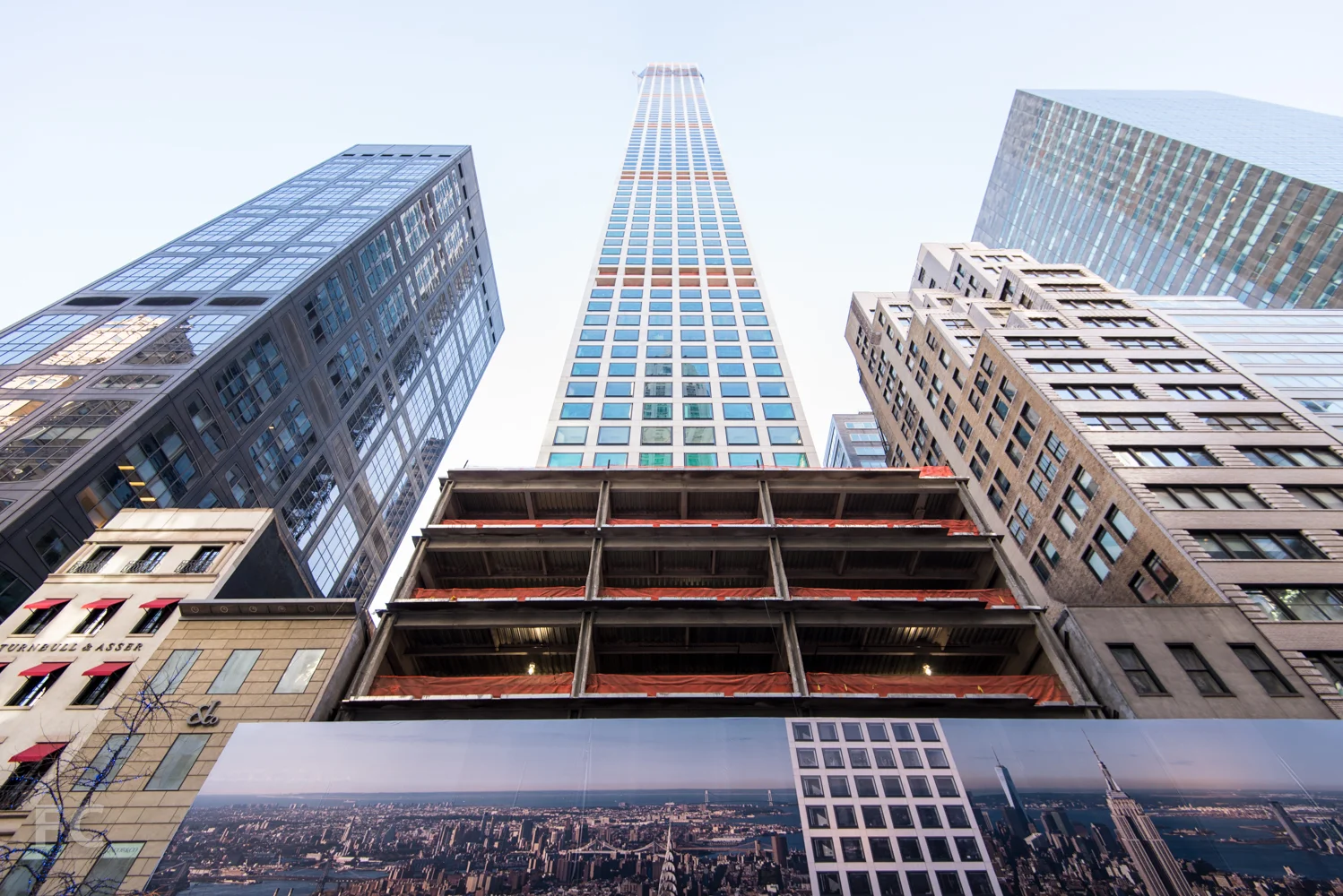 North facade from East 57th Street.
