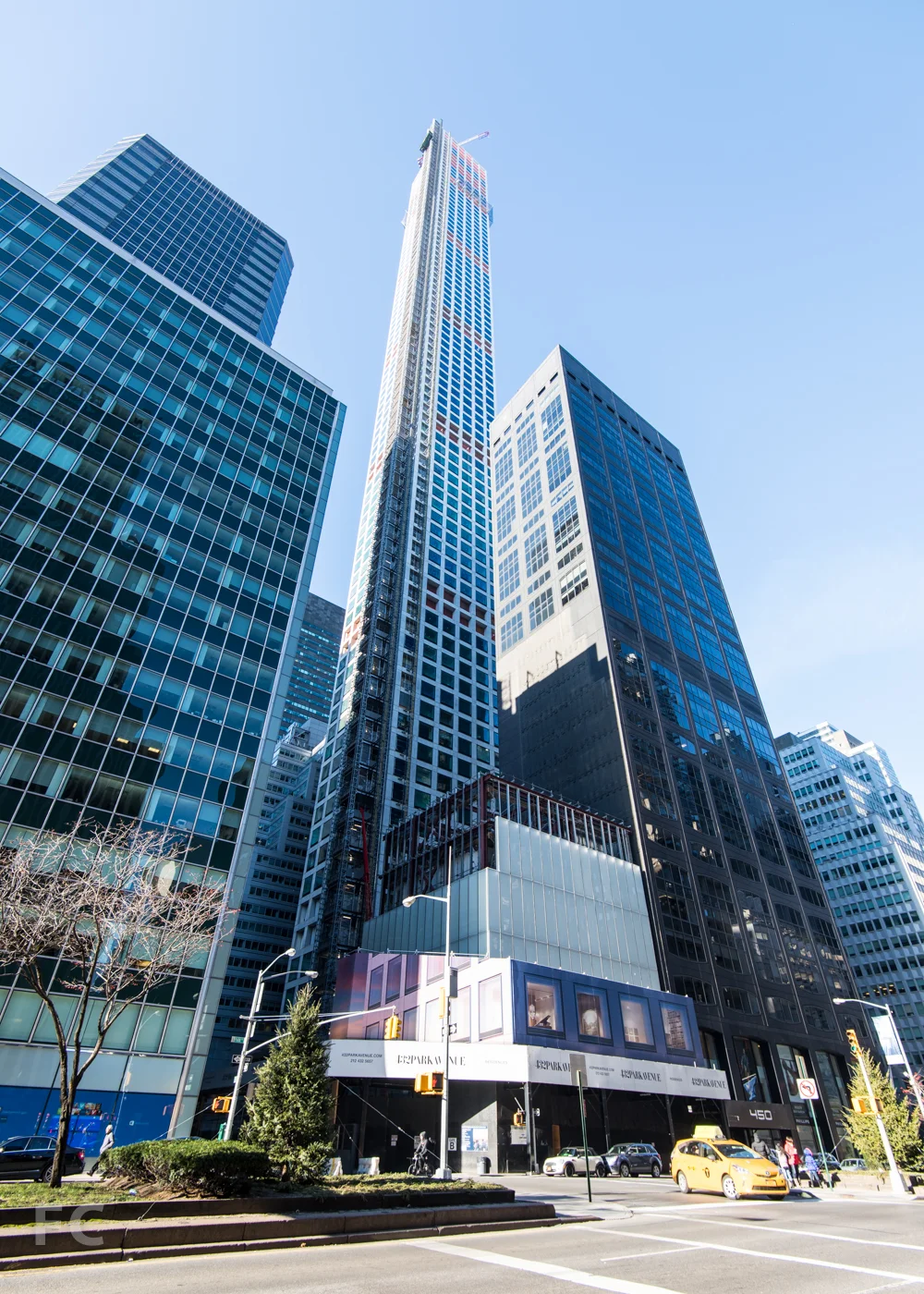 Southeast corner from Park Avenue.