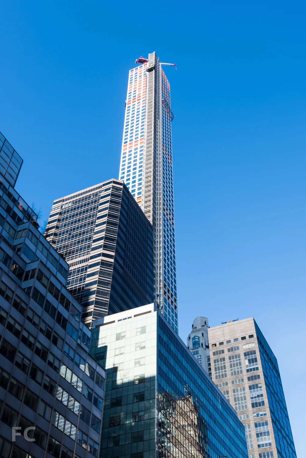 Southeast corner of the tower.