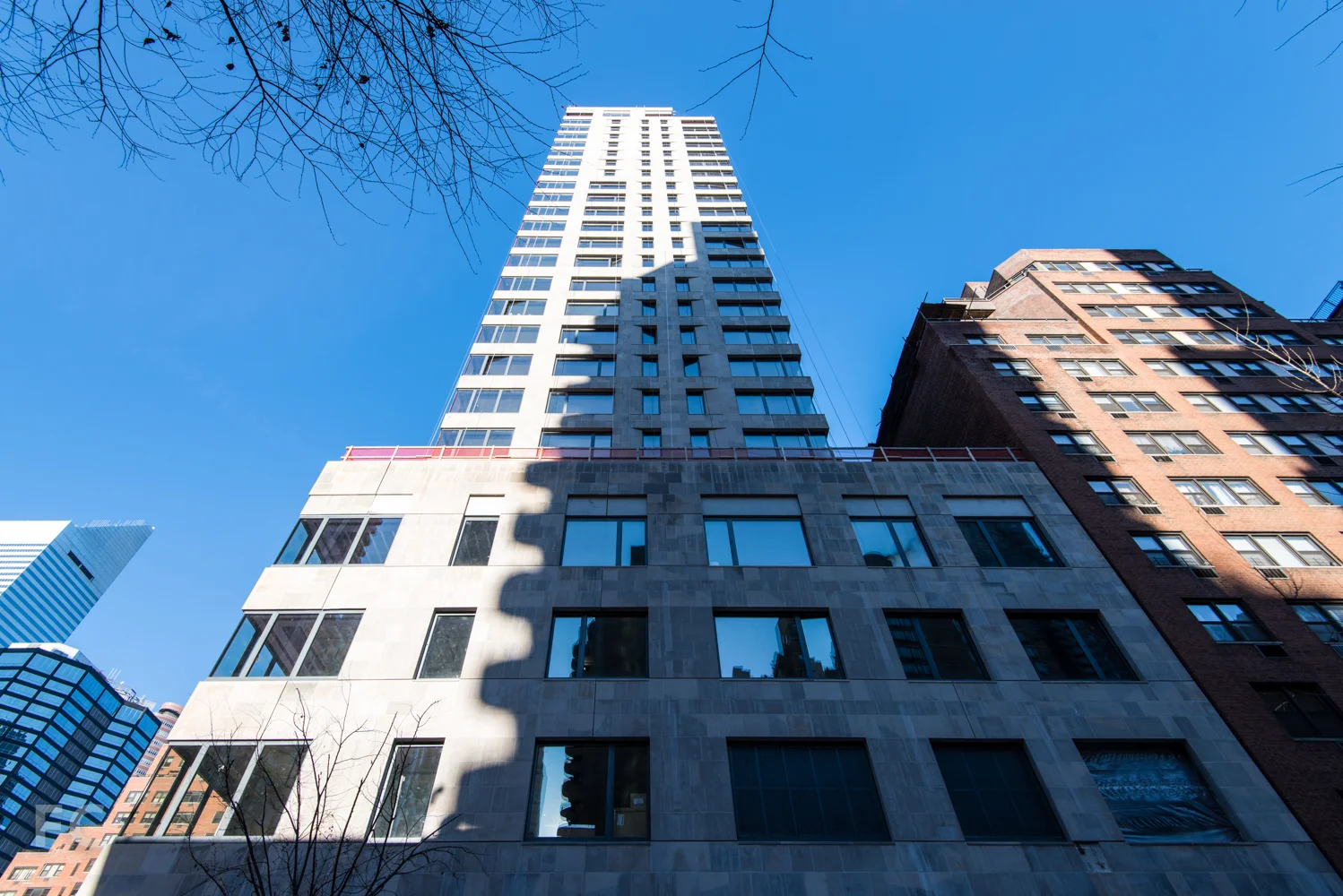 South facade from East 50th Street.