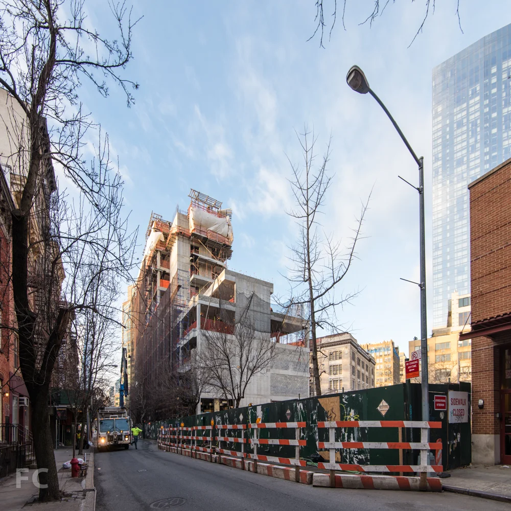 Looking south on Sullivan Street.