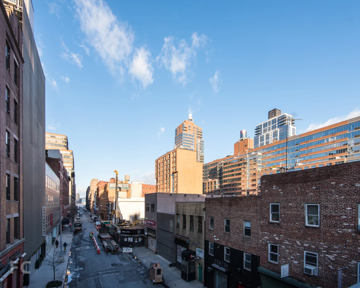 West 27th Street from the High Line.