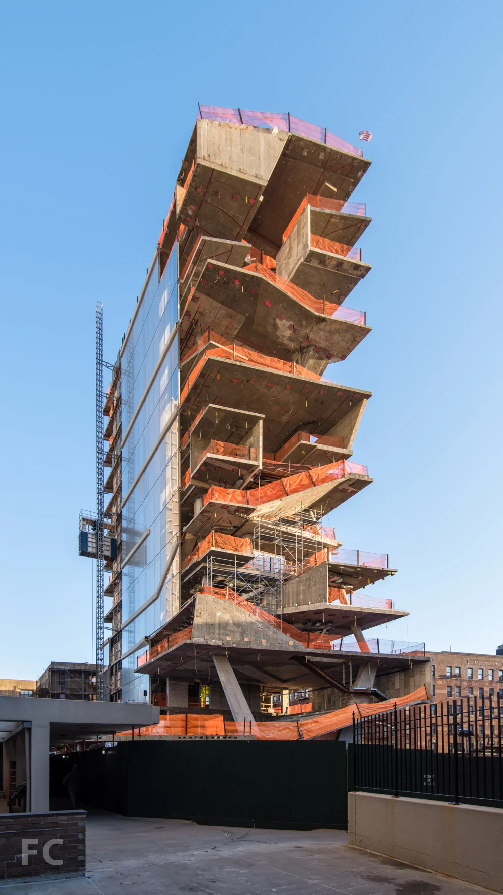 Southwest corner.
