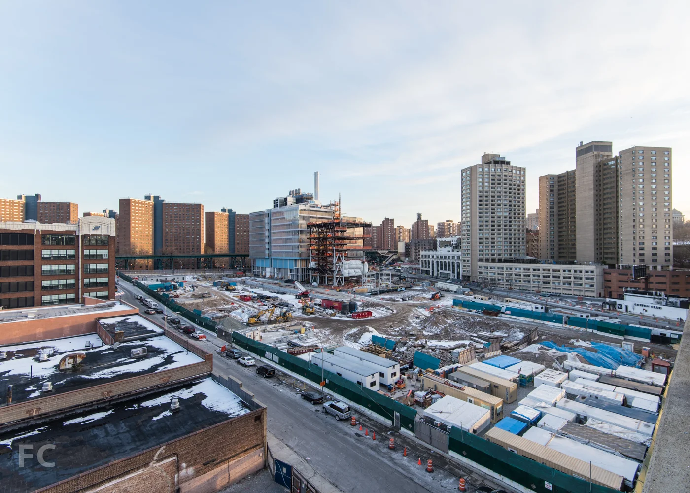 View of the Manhattanville Campus from Riverside Drive.