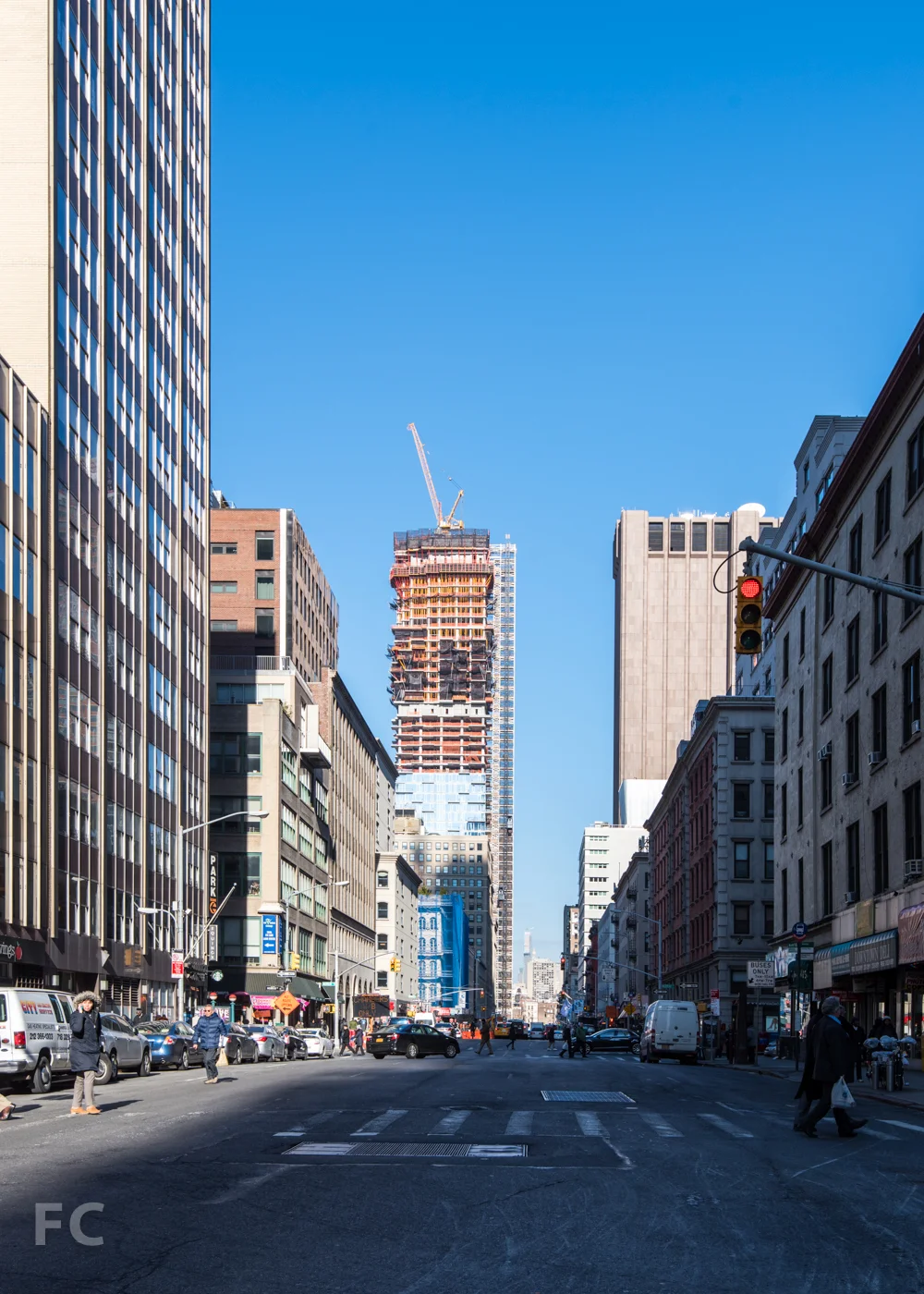 South facade from Church Street.