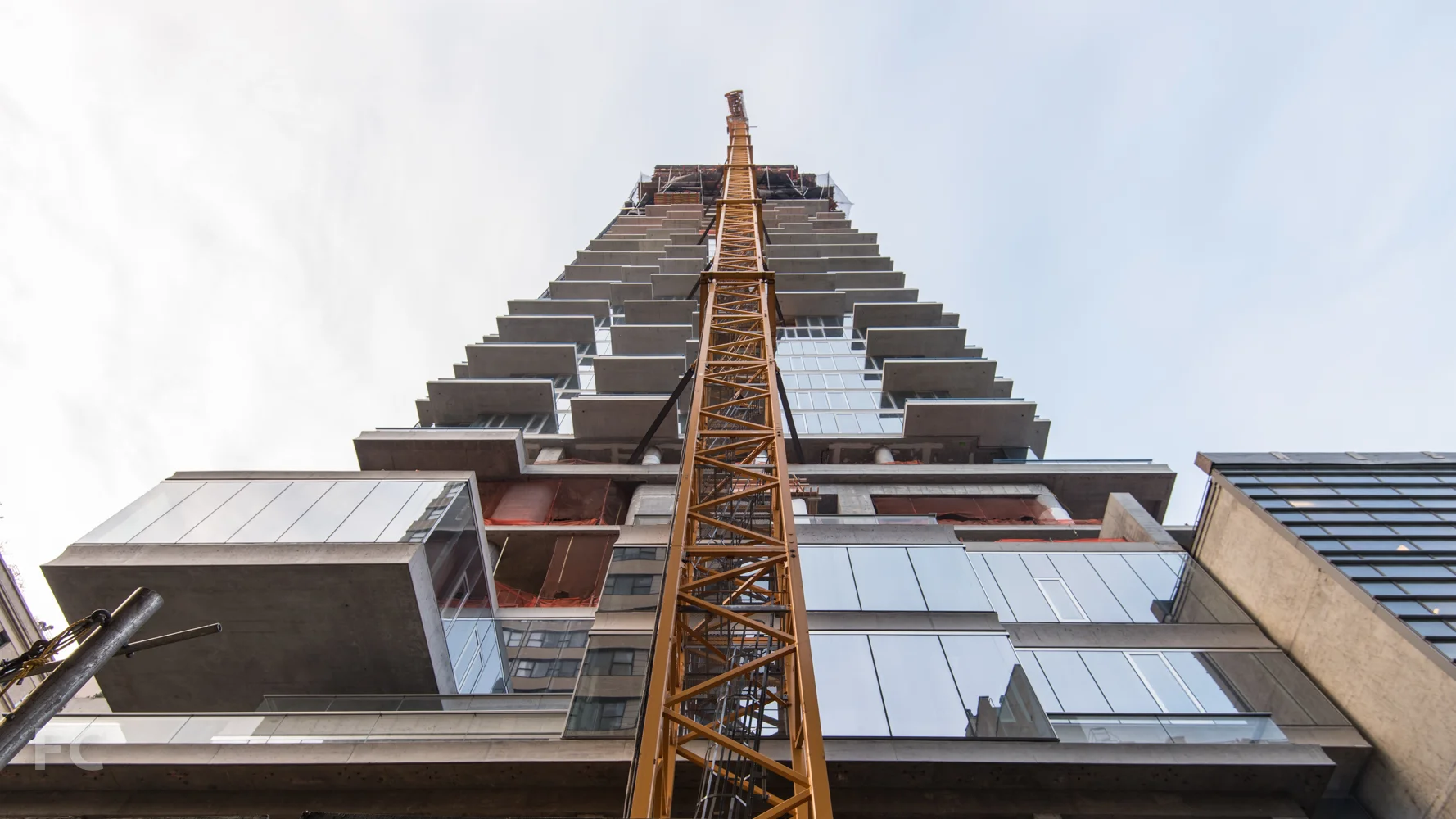 North facade from Leonard Street.