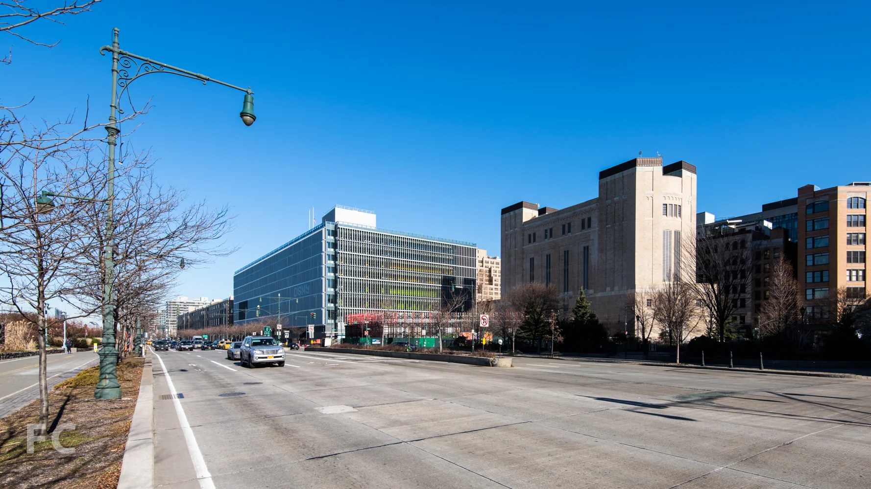 Looking north on West Street.