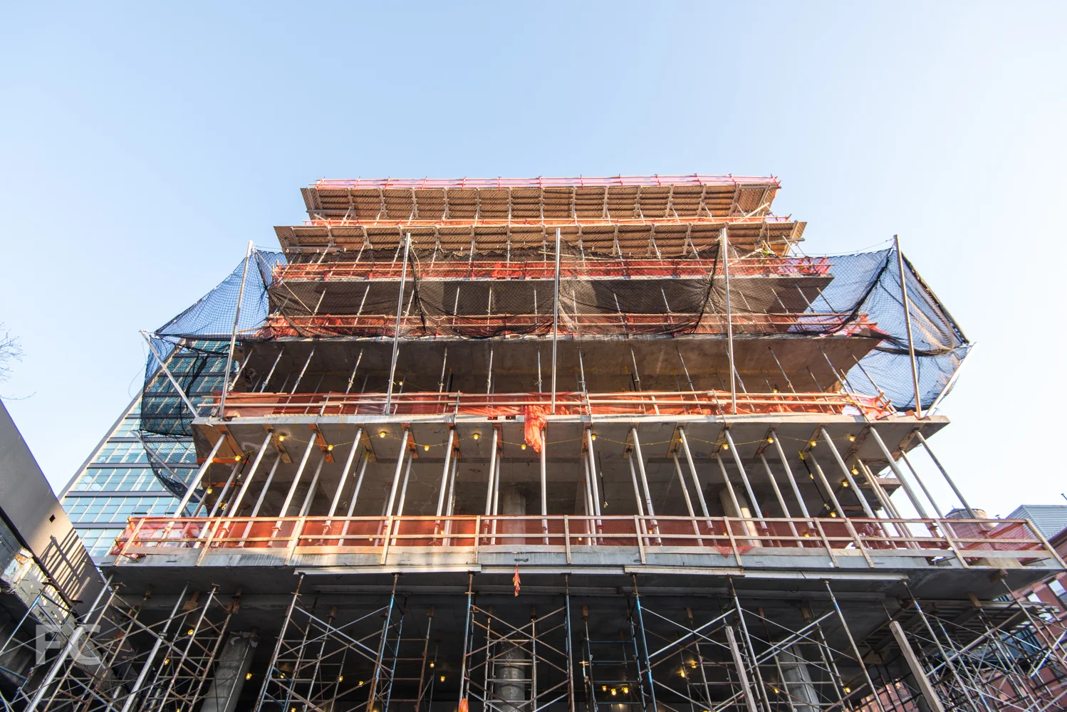 South elevation from West 13th Street.