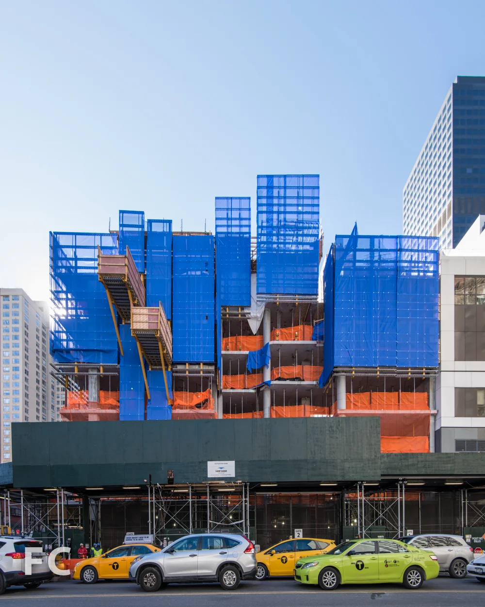 North facade from East 57th Street.