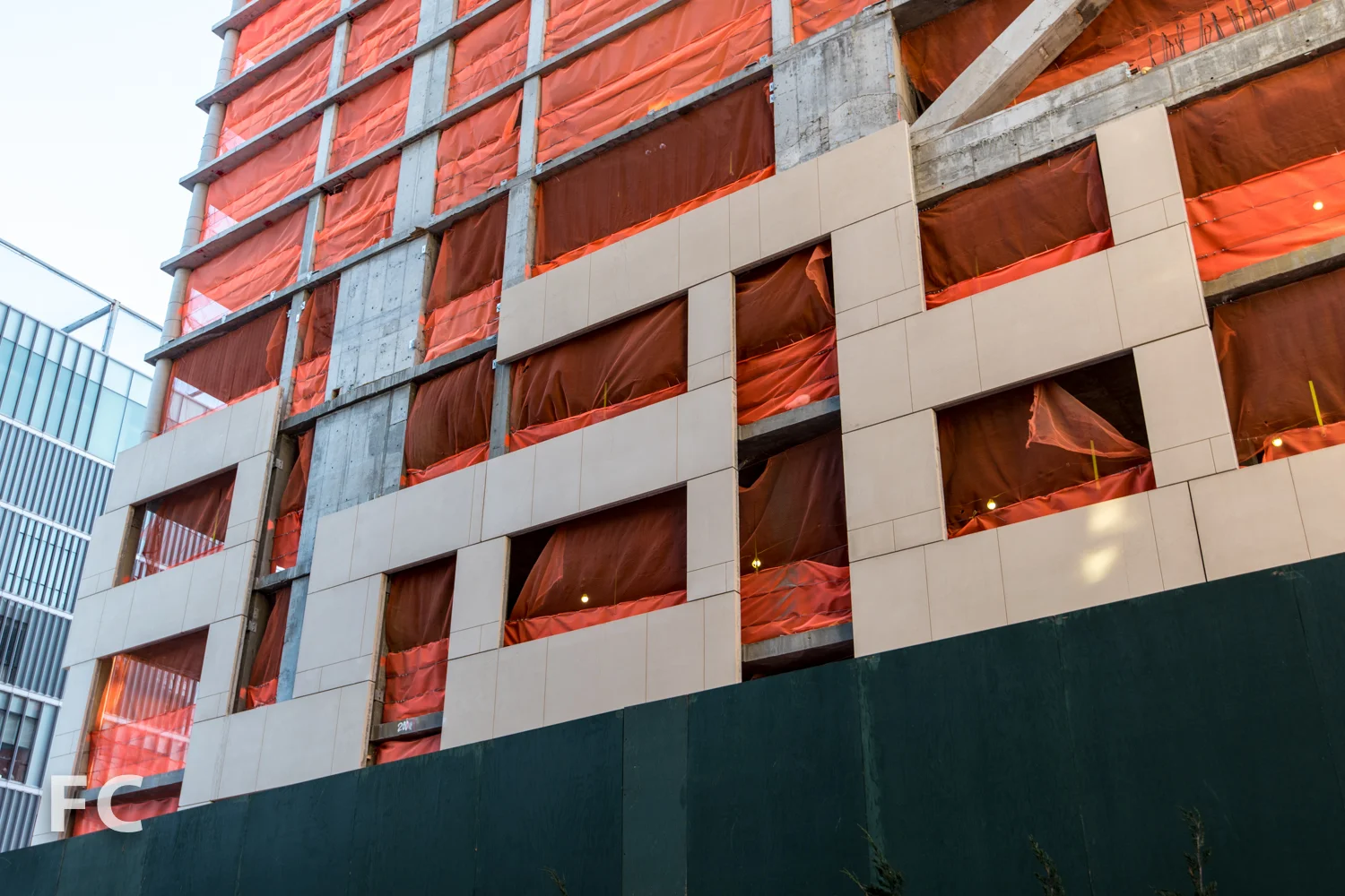 Detail of north facade.