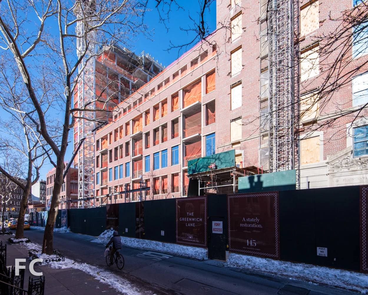 West facade of 155 West Eleventh Street.