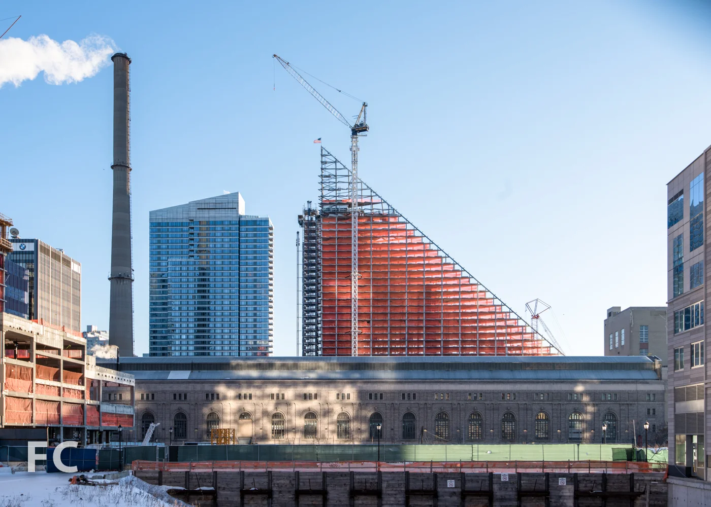 North facade from West 62nd Street.