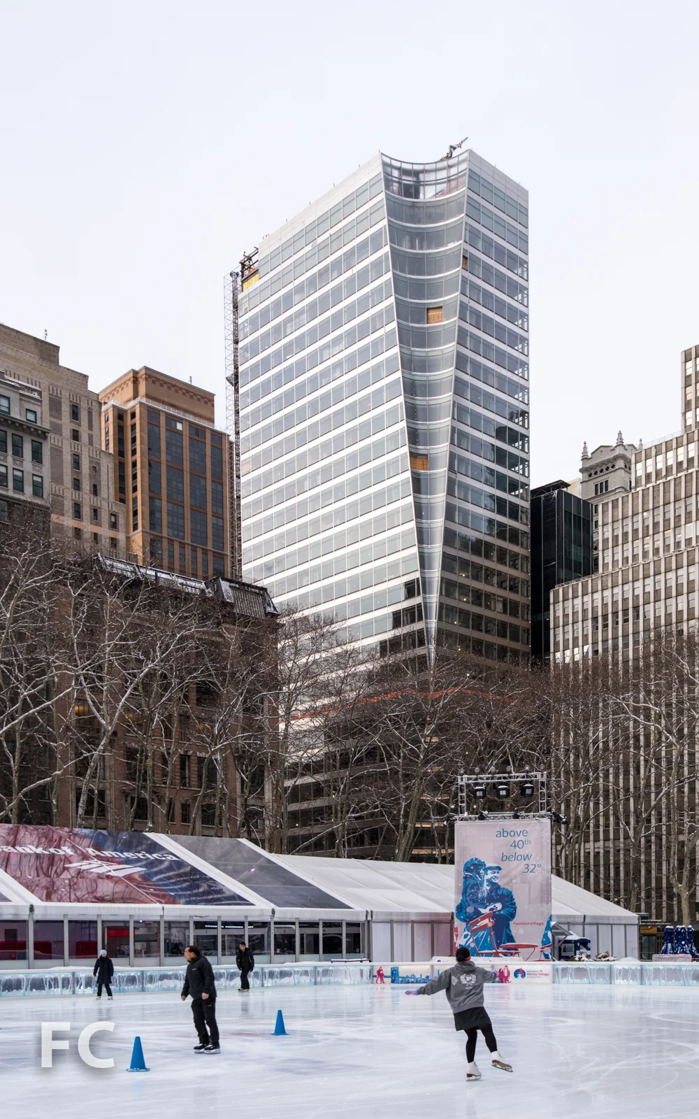 Northeast corner from Bryant Park.