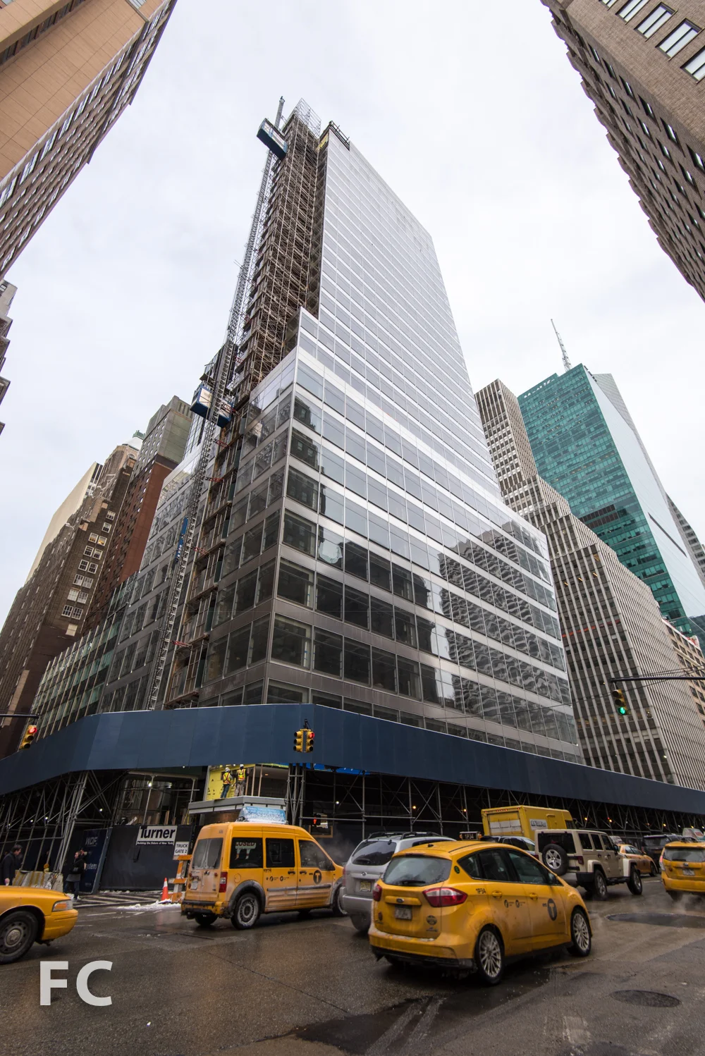 Southeast corner from Sixth Avenue.