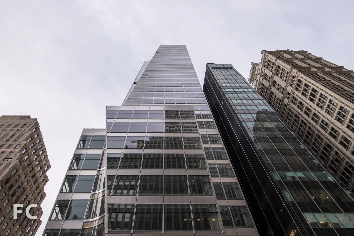 North façade from West 40th Street.