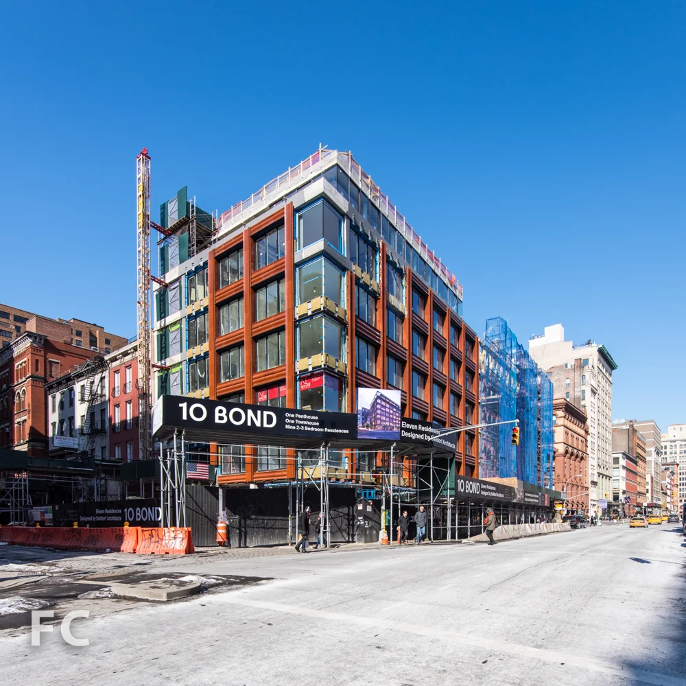Southeast corner from Lafayette Street.