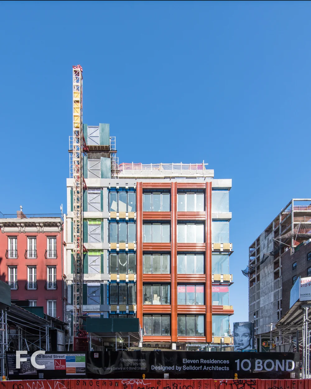 South facade from Bond Street.