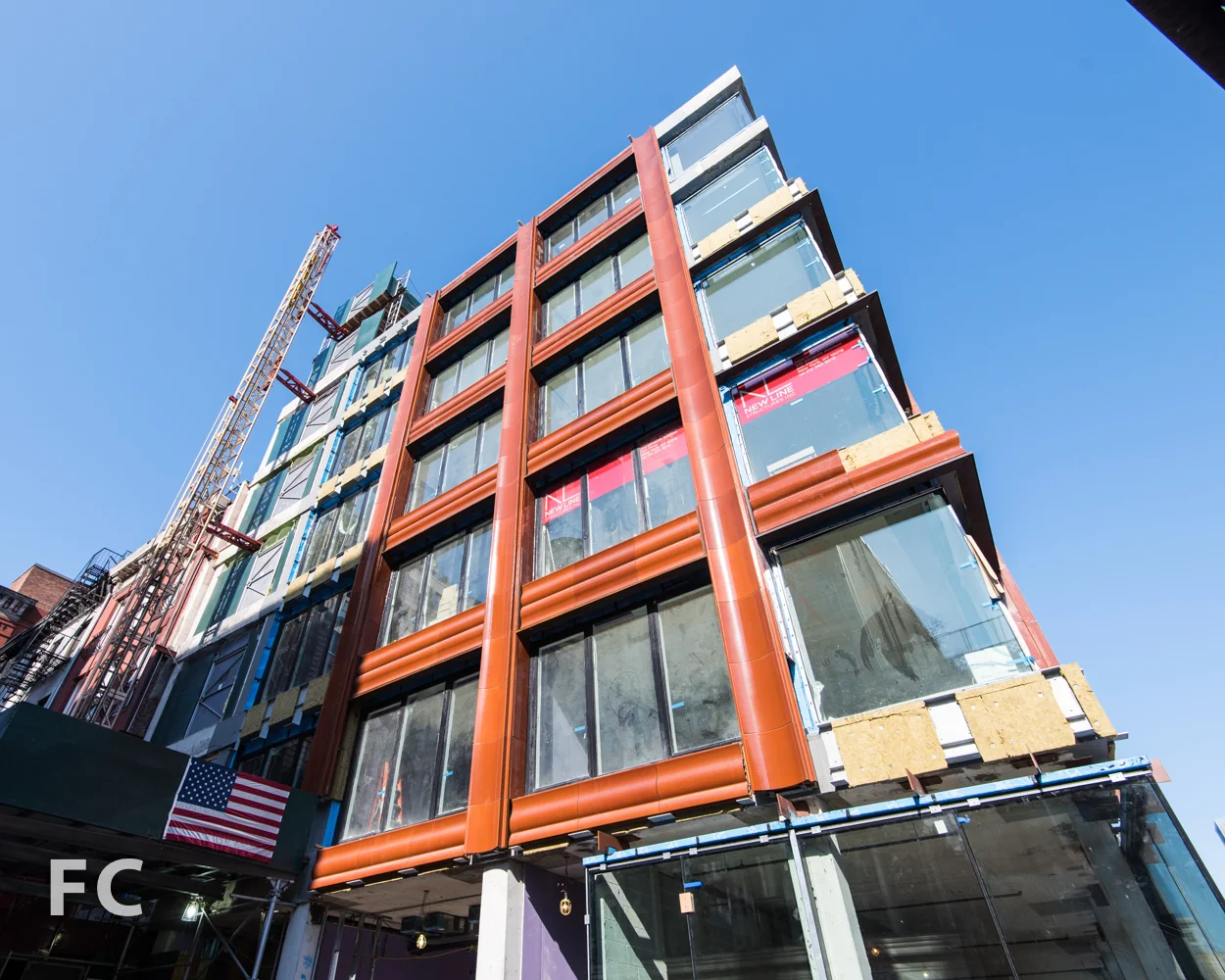South facade from Bond Street.