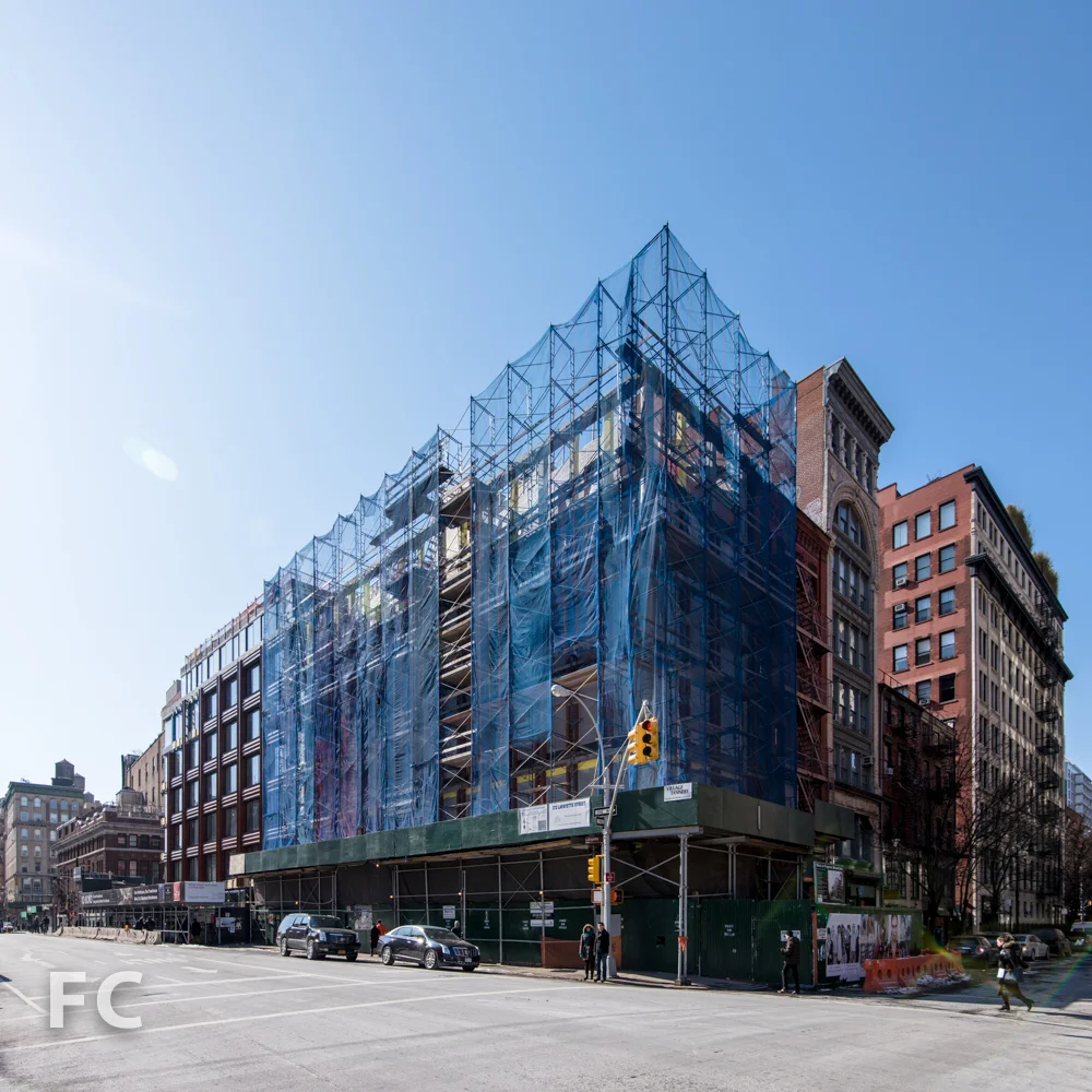 Northeast corner of 372 Lafayette Street.