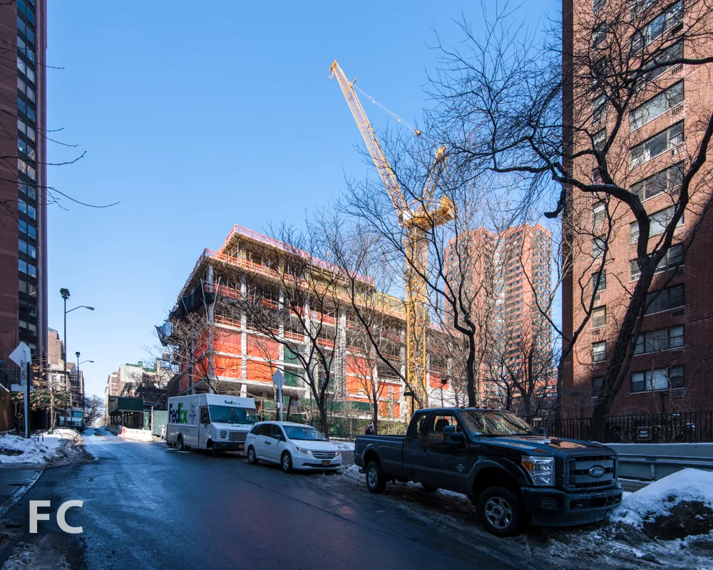 Southeast corner from East 92nd Street.