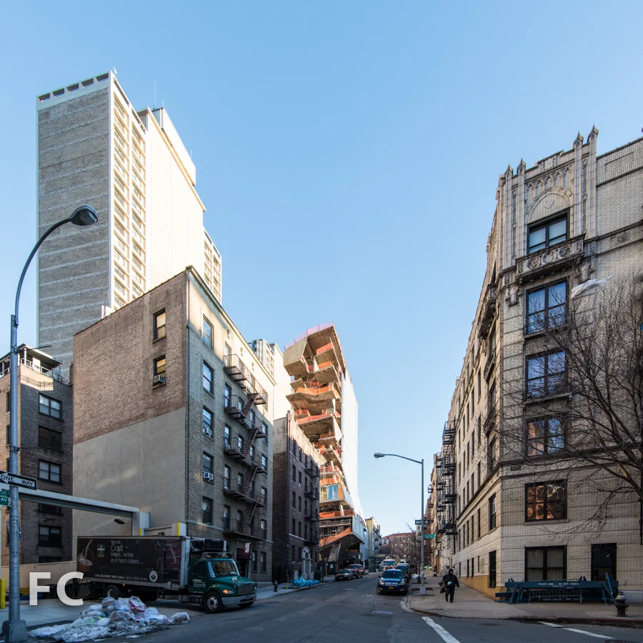 Looking north on Haven Avenue.