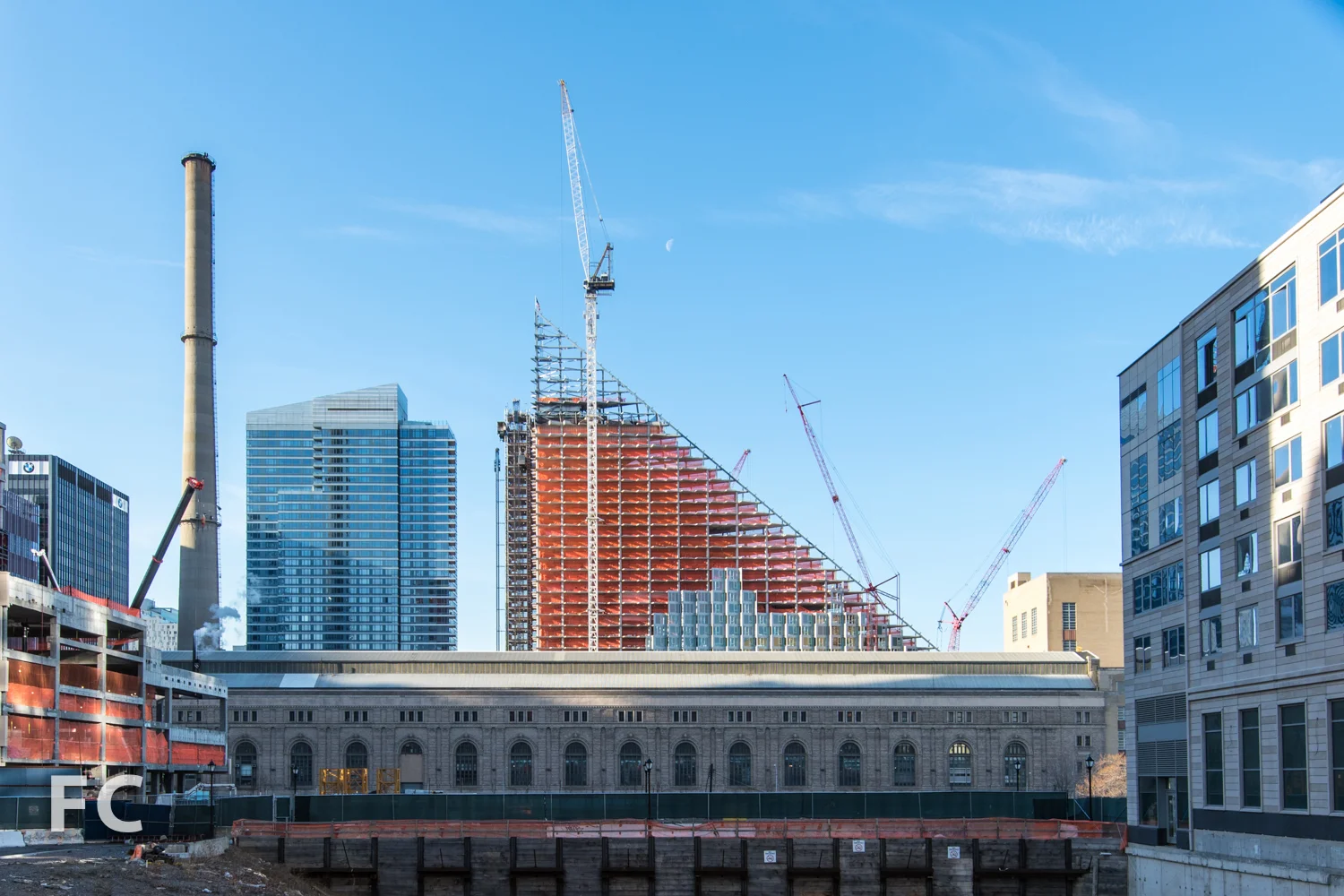 North facade from West 62nd Street.