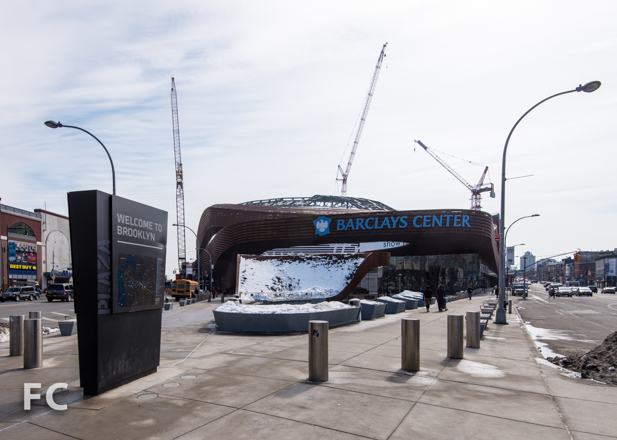 Looking towards Barclays Center.