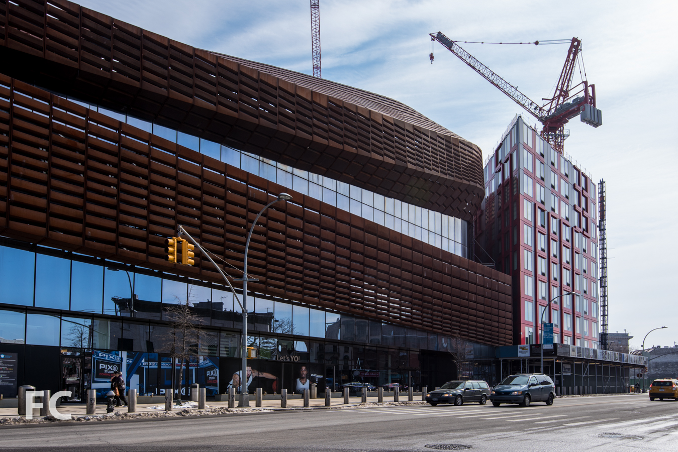 Northwest corner of 461 Dean (right) and Barclays Center (left).