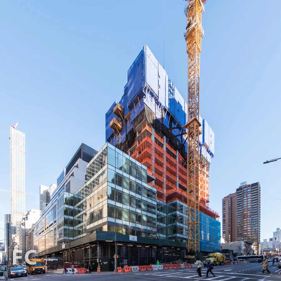 Southeast corner from Second Avenue.