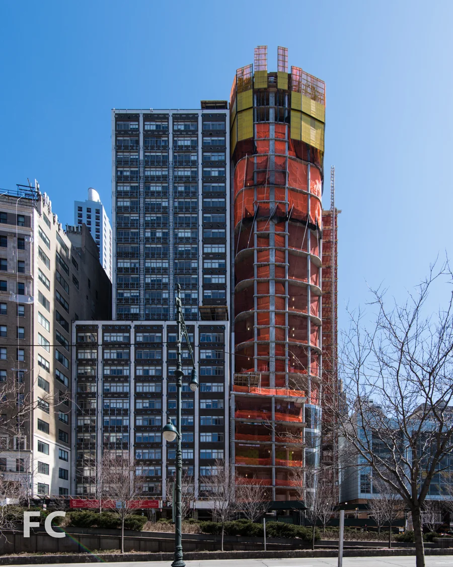 West facade from West Street.