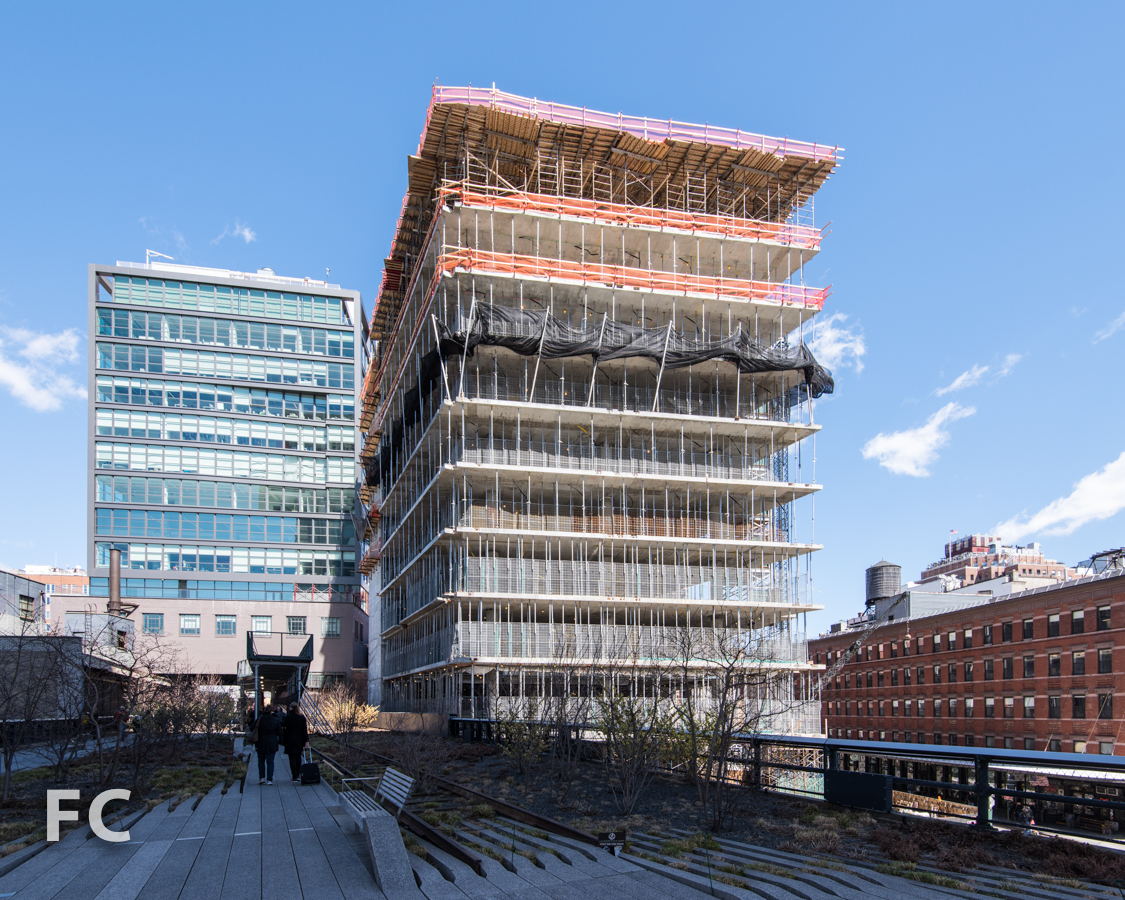 Southwest corner from the High Line park.