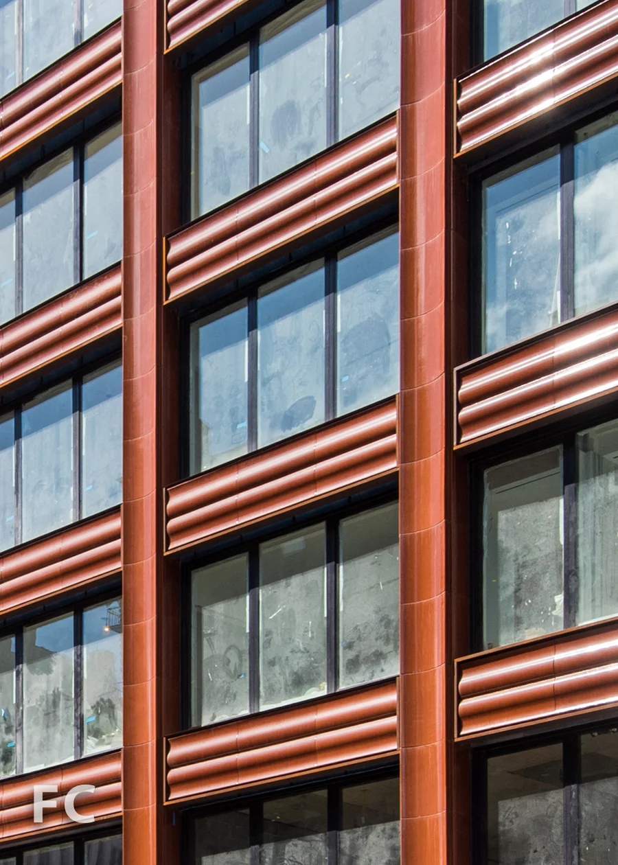 Detail of facade.
