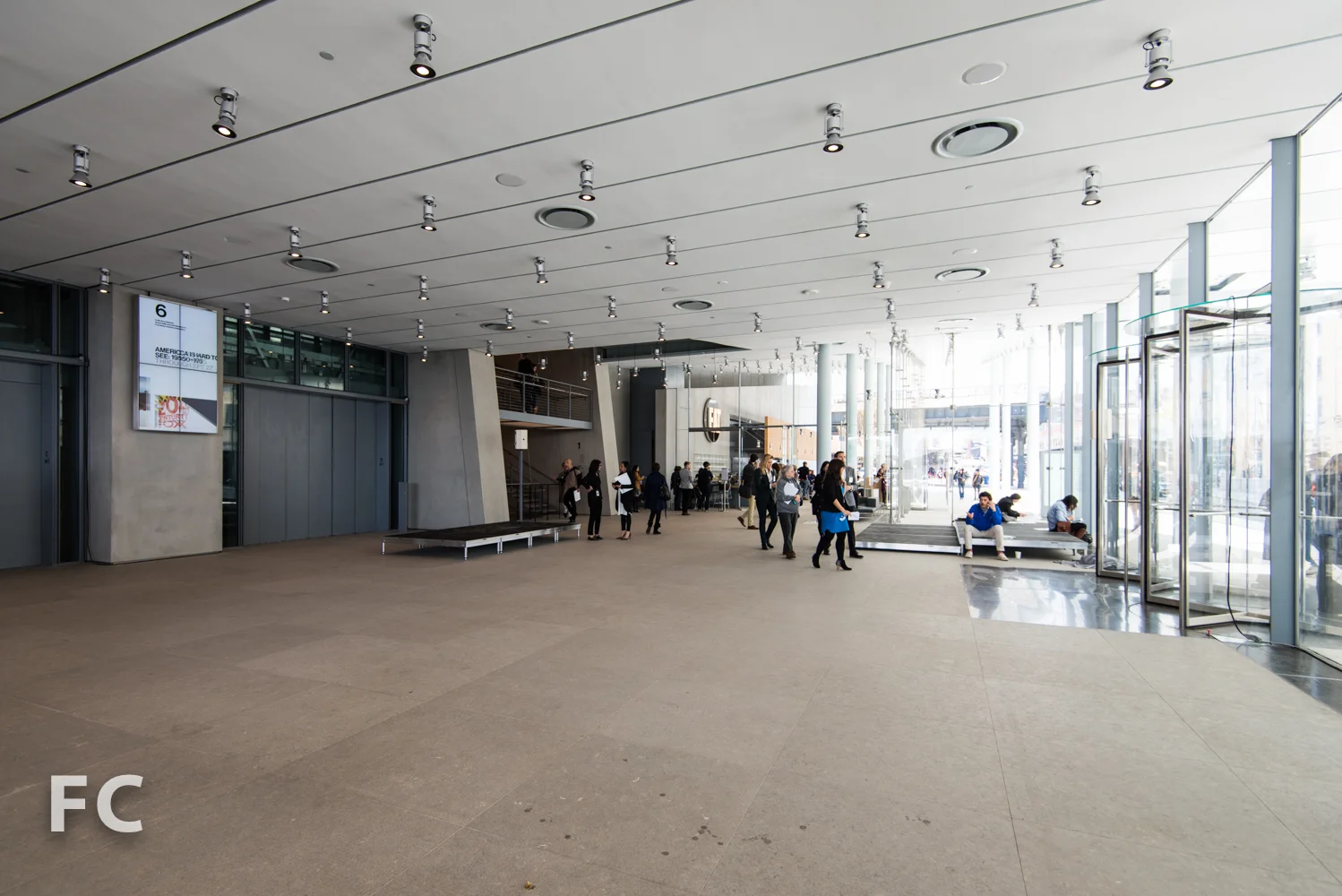 Museum lobby.